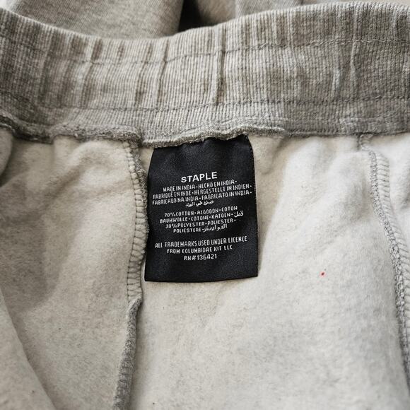 Staple Heather Gray Embroidered Joggers Size 2XL - Picture 6 of 8